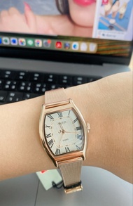 Julius นาฬิกาผู้หญิง สายสเตนเลส รุ่น JA703 : JA-703L สายปรับระดับเลื่อนข้อเองได้ นาฬิกาข้อมือผู้หญิง  (watchestbkk จูเลียส แท้ ของแท้100% ประกันศูนย์1ปี)