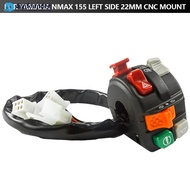 DIGIFOUNDER 7-Function Motorcycle Handlebar Switch Assembly Multi-Function Combination Switch for Ya