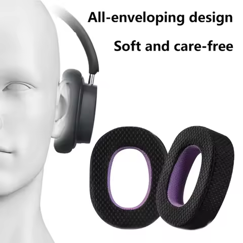Replacement Earpads Compatible for PX7S2 1Gen Headphones Soft Protein Leather Ear Cushions for Long 
