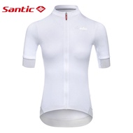 Santic Cycling Jersey for Women Breathable Short Sleeve Road MTB Bike Bicycle Tops Shirts