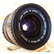 Code*00544* CANON FD 35-70mm F3.5 manual Lens -