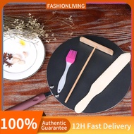 Pancake Pan Crepe Maker Flat Pan Griddle Pan with Spreader & Spatula Crepe