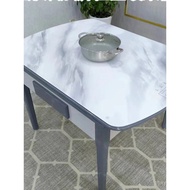 Solid Wood Slate Mahjong Machine Automatic Dining Table Dual-use Bass Mahjong Table Induction Cooker