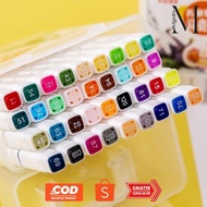 Rt-342 et-12 double marker set wipe clean marker set highlighter marker Original