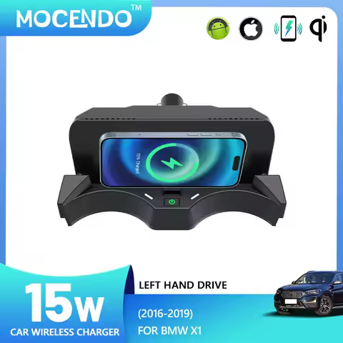Wireless charging For BMW X1 F48 F49 X2 F39 2016-2019 15W phone charger mobile holder fast charger c