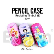 Kotak Pensil Hard Case Timbul 3d Fancy Karakter 8207 8215