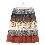 ETRO Furbo Skirt khaki Size 4 Navy Knee-length Multi Women paisley Direct from Japan Secondhand