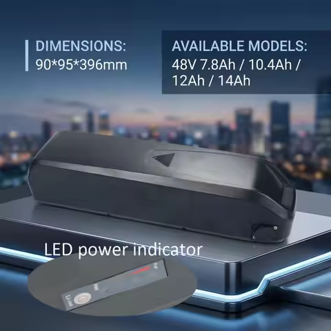 Removable Ebike Lithium-ion Battery 48V 7.8Ah 10Ah 10.4Ah 12.8Ah for Vivi F26FUL Samebike SM26 Varun