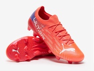 【ของแท้อย่างเป็นทางการ】Puma Ultra 1.3 FG/สีแดง Mens รองเท้าฟุตซอล - The Same Style In The Mall-Football Boots-With a box
