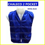 ♞,♘Chaleco Vest Tanod Vest Rescue Vest Barangay Vest - 2 Pocket