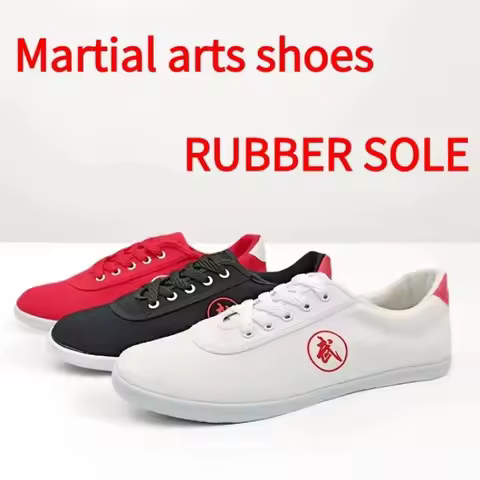Classic Martial Art Shoe White Sneakers Canvas Wu Shu Shoe Tenis Masculino Taekwondo Breathable Snea