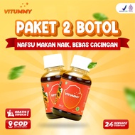 Paket Nafsu Makan Naik Anak Bebas Cacingan 2 Botol Madu Vitummy - Madu Herbal atasi Anak Cacingan da