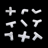 4Pcs PVC Connector Inner 12mm Straight Elbow 4-Way Multi-angle 3-Way PVC Joint