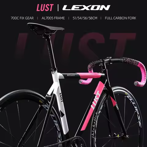 2025 LEXON SUPER LIGHT LUST AL6066 TRACK FRAME SET/SINGLE SPEED FIXED GEAR FRAME SET ROAD BIKE FRAME