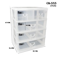 keyway 4-Layer Drawer Box 5 Compartments No.CK-555