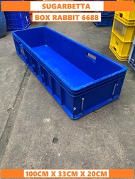 Bak Plastik Kontainer 1M / Box Plastik 1 Meter / Bak Plastik Biru Industry / Box Maggot / Bak Magot 