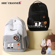 Emotion Cute School Bag Korean Style Bagpack Aesthetic Travel Backpack Woman Beg Pelajar Menengah Wa