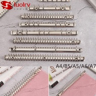 LUOLRV A4/B5/A5/A6/A7 Loose-leaf File Folder Stationery  Notepad Metal Refillable Ring Binder