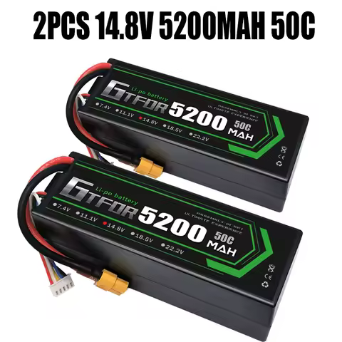 Batteries Lipo 7.6V 11.4V 7.4V 11.1V 15.2V 14.8V 22.2V 2S 3S 4S 6S 5200Mah 6300Mah 6500mAh 6200mAh 6