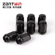 4/5Pieces Black Length 35mm M12x1.5 12x1.25 14x1.5 Car Wheel Lug Nuts Bolts Screw