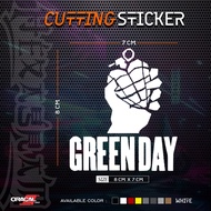 Cutting Sticker GREEN DAY Band Logo | GREEN DAY Music Cutting Sticker