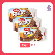 [Paket isi 3] Roma Malkist Cokelat Kelapa 95gr 