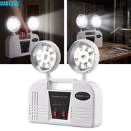 CABEZAG Double Head Emergency Exit Light, LED IP30 Fire Emergency Evacuation Wall Lamp, Indoor Emerg