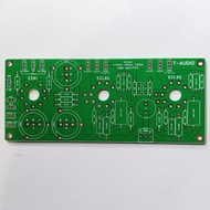 T-Audio PCBTA-001 Simple ECL82 6BM8 EZ81 Single Ended Stereo Audio Tube DIY PCBAMP
