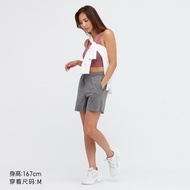 UNIQLO womens high elastic sports shorts (elastic drawstring sweat-absorbing quick-drying jogging pa
