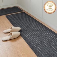 廚房地墊貼地防滑吸水進口防油汙耐髒腳墊可定製長條家用地毯