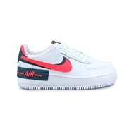 W Af1 Women's Shadow Basketball Shoes (W Af1 Shadow) - White Dk Teal Green Solar Red White, size: 38