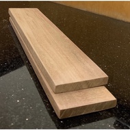 Nyatoh wood/Timber plank 刨木 (10MM X 65MM X1200MM) Kiln dry & smooth finished & solid (硬/耐) 烘干