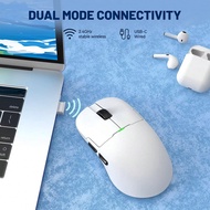 AJAZZ AJ159PRO Wireless Gaming Mouse, PAW3395 Sensor, 3-Mode (Wired/Wireless/Bluetooth), Lightweight