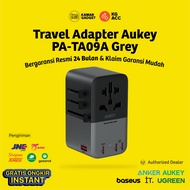 Travel Adapter 100W Aukey PA-TA09A Gray - Official Original Adapter