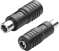 YAODHAOD DC5521 to DC8020 Adapter, DC5521 5.5mm x 2.1mm Female to DC8020 Male Connector Adapter Comp