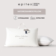 Nature Collection Bamboo Pillow 1600g, Medium Firm Pillow, Breathable & Deodorizing, Adult Pillow