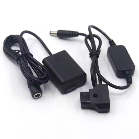 NP-FW50 Dummy Battery D-Tap DC Cable For Sony Zv-E10 Alpha A6000 A7000 A6500 Nex5 Nex-5r A7s Rx10 Il