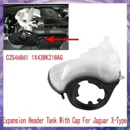 [P K A M] Radiator Coolant Expansion Header Tank with Cap for X-Type C2S46861 1X438K218AG