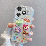 Vỏ điện thoại Realme Note 70 Note 70T Vỏ thiết kế mới dễ thương phim hoạt hình 3D cinnamorol kuromi