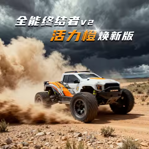 New Rlaarlo Omni Terminator V2 Rc Monster Truck Brushless Electric 4wd Off Road All Terrain Remote C