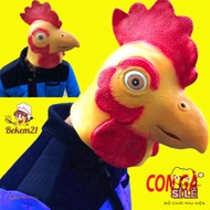 CHICKEN Halloween Mask YellowClear - Personality, unique and attractive product for hacker fans.