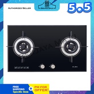 Elba 2 Burner Built-In Glass Gas Cooker Hob EGH-K8942G(BK)
