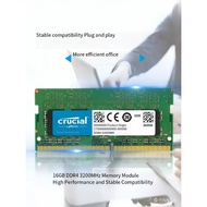Crucial 32GB DDR4 3200MHz CL22 1.2V Non-ECC SODIMM Notebook Memory CT32G4SFRA32A(3Yrs Crucial  Warra