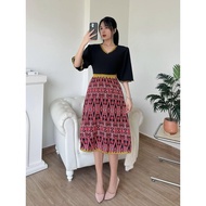 DRESS BORNEO MOTIF SABAH / SARAWAK✅