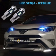ARSYLED - 2 BUAH lampu led senja mobil T10 METALIK SILVER - Sigra Calya Avanza Xenia