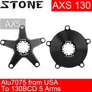 Stone Chainring Adapter Converter Spider 130BCD for Sram AXS Force Red Rival QUARQ 8-Bolt Crank Road