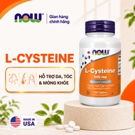 (full bill) L-cystine pills with vitamin C, B6 Now help beautify skin, nails and hair, reduce dark s