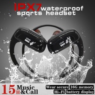 Cyboris Swimming Earphone Waterproof 16GB Mp3 Player Bluetooth Headset 12 Hrs Play time Running IPX7