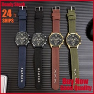 Men's Woven Watch Army Military Clock Calendar Casual Luminous Pointer Sports Watch for Male