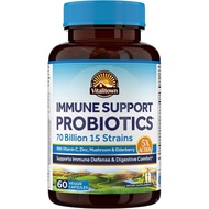 Vitalitown Probiotics 70 Billion CFU, Immune Support Probiotics Supplement, 15 Clinical-Strength Str